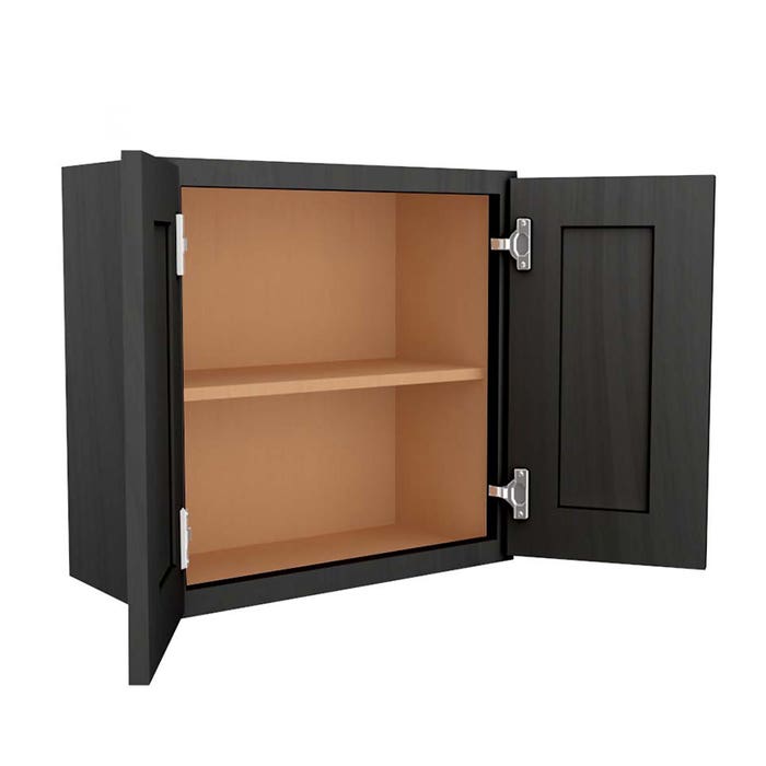 York Driftwood Grey Wall Cabinet 24"W x 24"H