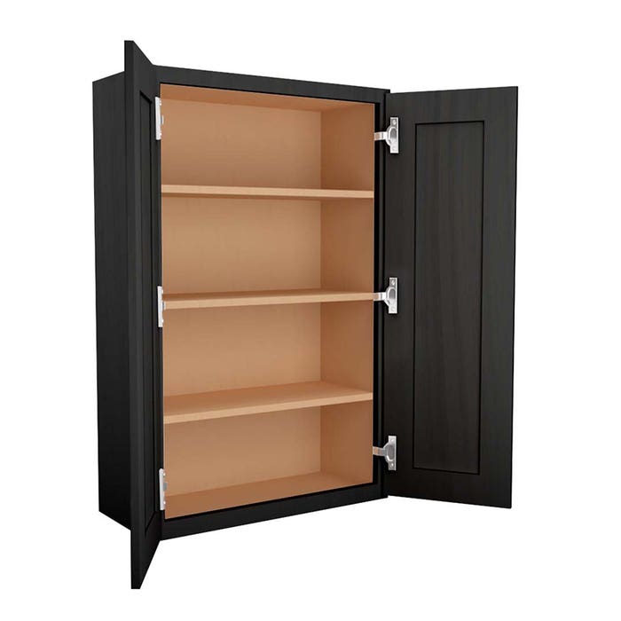 York Driftwood Grey Wall Cabinet 27"W x 42"H
