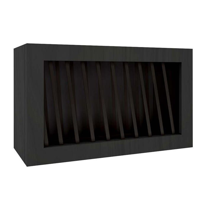 image_1-1408-1.jpg York Driftwood Grey Wall Plate Rack Cabinet 30"W x 18"H