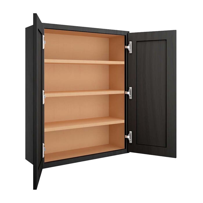 York Driftwood Grey Wall Cabinet 30"W x 42"H