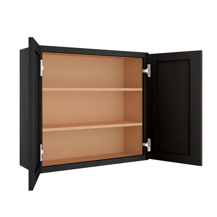 York Driftwood Grey Wall Cabinet 33"W x 30"H