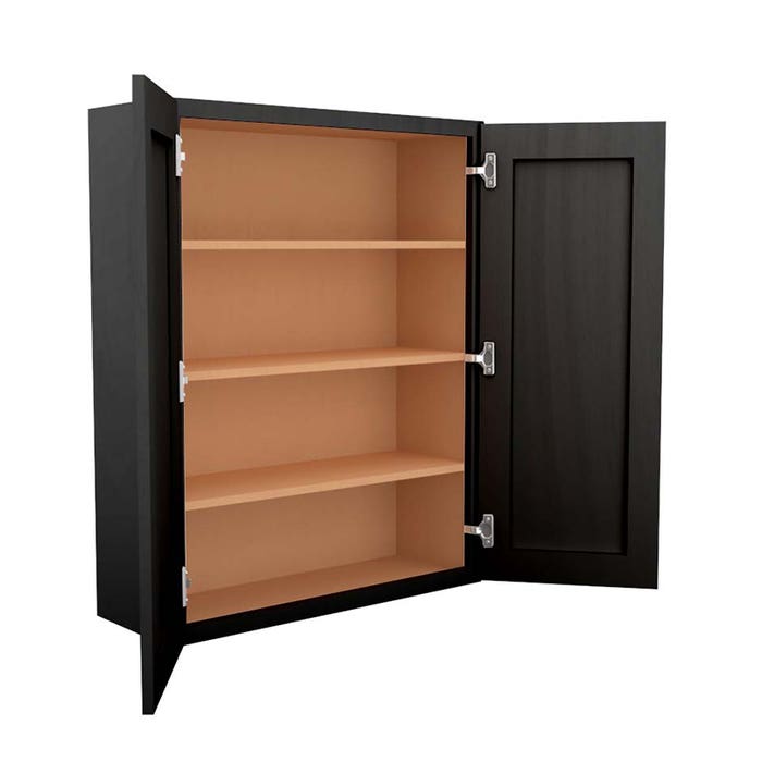 York Driftwood Grey Wall Cabinet 33"W x 42"H