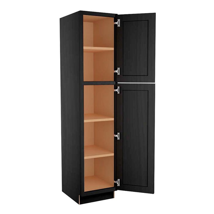 York Driftwood Grey Vanity Linen Utility Cabinet 18"W x 80"H