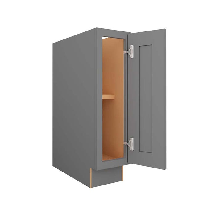 Grey Shaker Elite Base Full Height Door Cabinet 9"