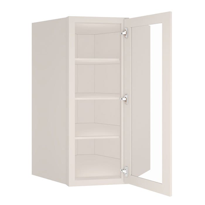 image_1-1814-1.jpg York Linen Wall Diagonal Open Frame Glass Door Cabinet 27"W x 42"H x 15"D