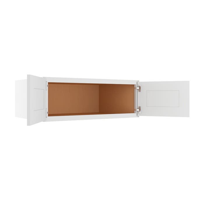 Key Largo White Wall Cabinet 33"W x 12"H x 24"D