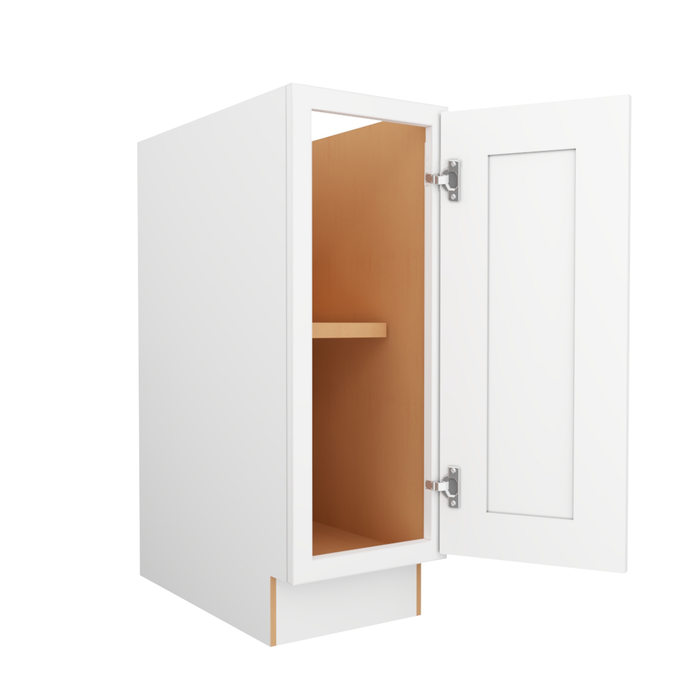 Craftsman White Shaker Base Full Height Door Cabinet 18"