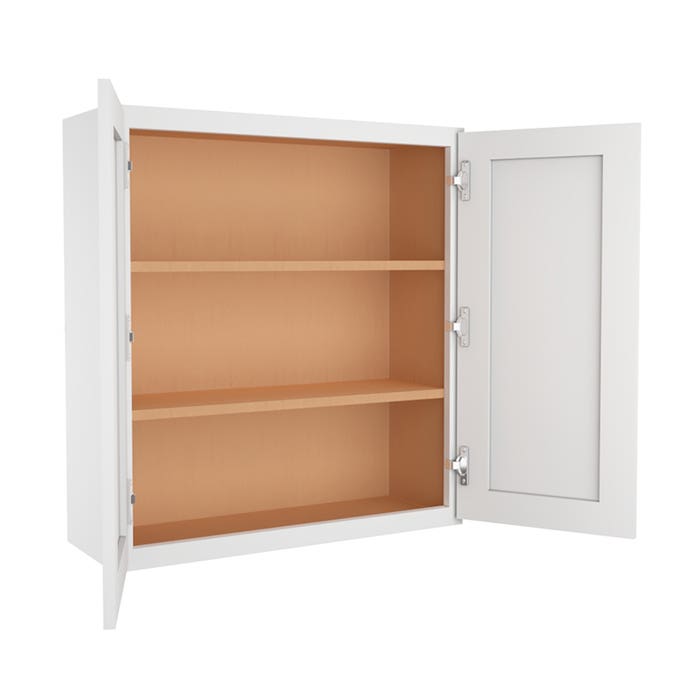 Summit Shaker White Wall Cabinet 30"W x 36"H