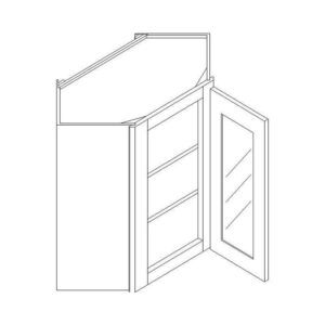 image_1-2485-1.jpg York Saddle Wall Diagonal Open Frame Glass Door Cabinet 24"W x 30"H