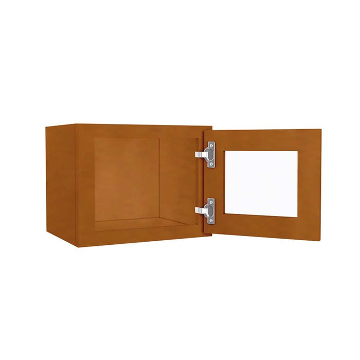 image_1-2582-1.jpg W1512BGFI - Wall Glass Door Cabinet with Finished Interior 15" x 12"