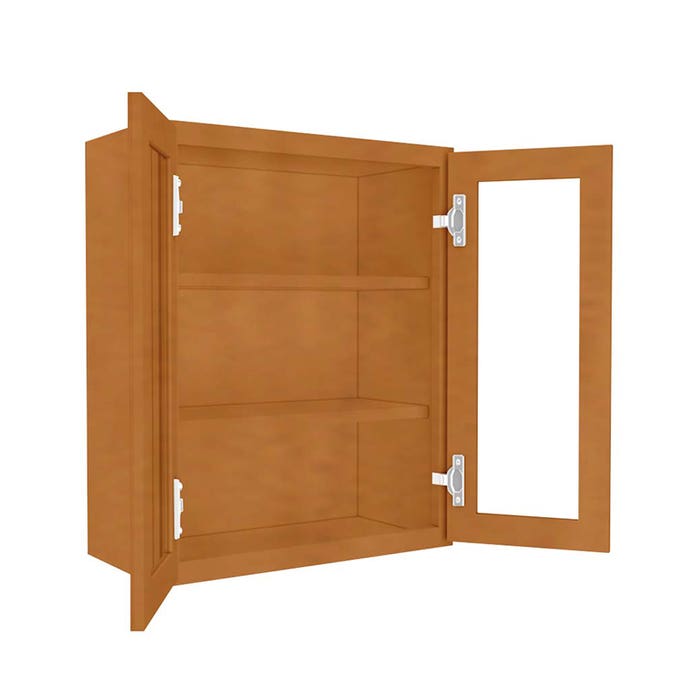 image_1-2607-1.jpg WM2430GDFI - Wall Glass Door Cabinet with Finished Interior 24" x 30"