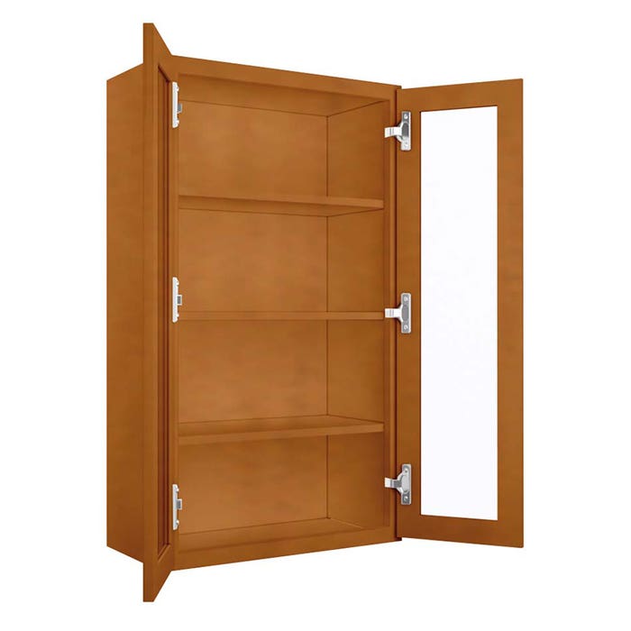image_1-2611-1.jpg WM2442GDFI - Wall Glass Door Cabinet with Finished Interior 24" x 42"