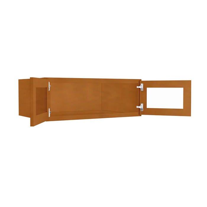 image_1-2633-1.jpg W3312BGFI - Wall Glass Door Cabinet with Finished Interior 33" x 12"