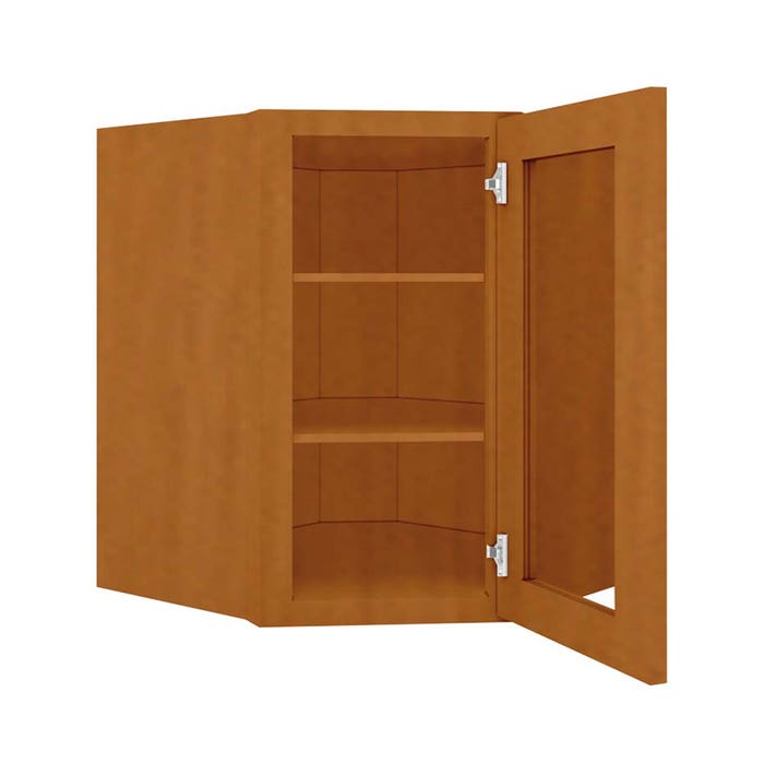 image_1-2674-1.jpg WMDC2430GDFI - Wall Diagonal Mullion Glass Door Cabinet with Finished Interior 24" x 30"