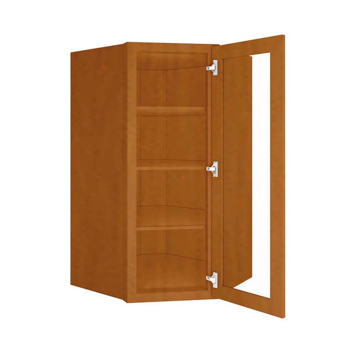 image_1-2681-1.jpg WMDC274215GDFI - Wall Diagonal Mullion Glass Door Cabinet with Finished Interior 27" x 42"