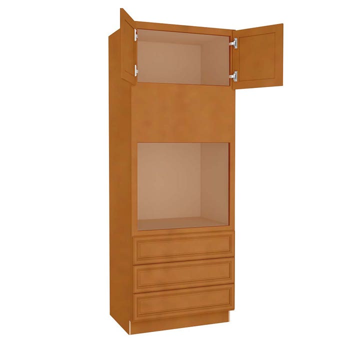 Charleston Toffee Oven Cabinet 33"W x 90"H