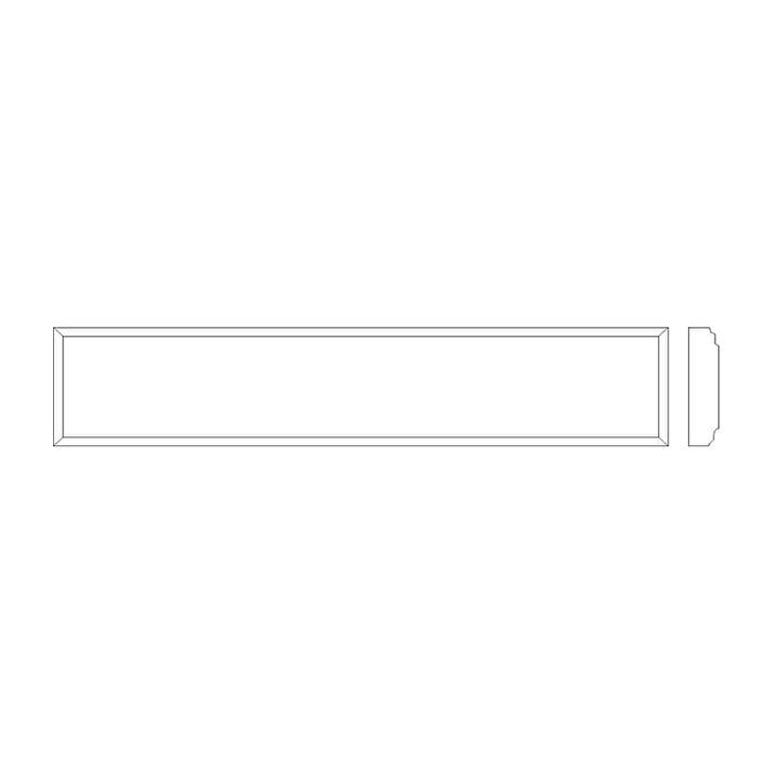 Charleston Toffee Overlay Wall Filler 3"W x 41"H