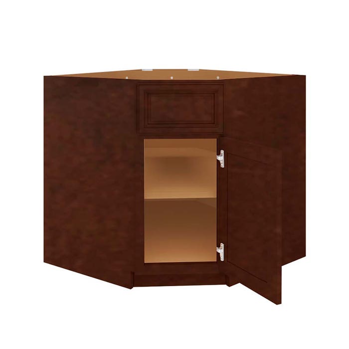 Diagonal Corner Sink Base Cabinet 42"