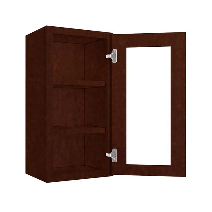 image_1-3552-1.jpg Wall Glass Door Cabinet with Finished Interior 15" x 30"