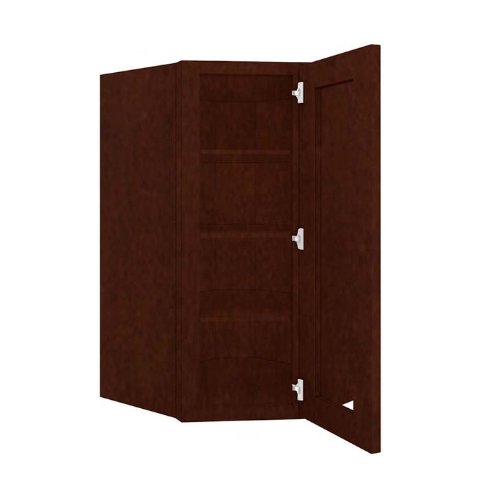 image_1-3647-1.jpg Wall Diagonal Glass Door Cabinet with Finished Interior 24" x 42"
