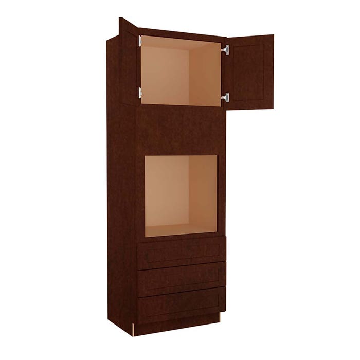 Espresso Shaker Oven Cabinet 33"W x 96"H