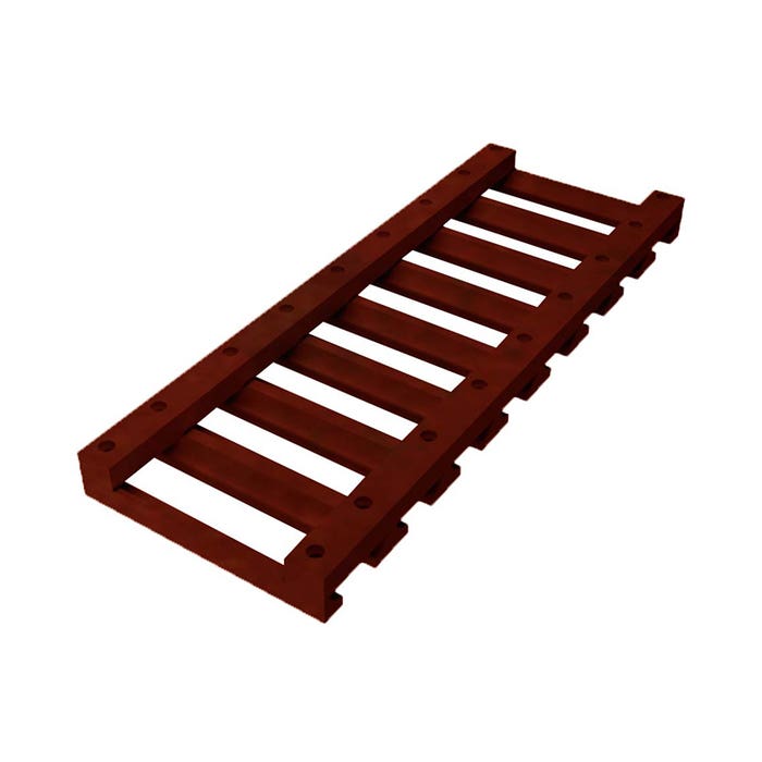 Charleston Cherry Under Cabinet Wine Glass Rack 30"
