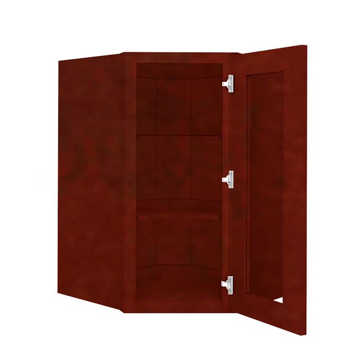 image_1-3864-1.jpg WMDC2436GDFI - Wall Diagonal Mullion Glass Door Cabinet with Finished Interior 24" x 36"