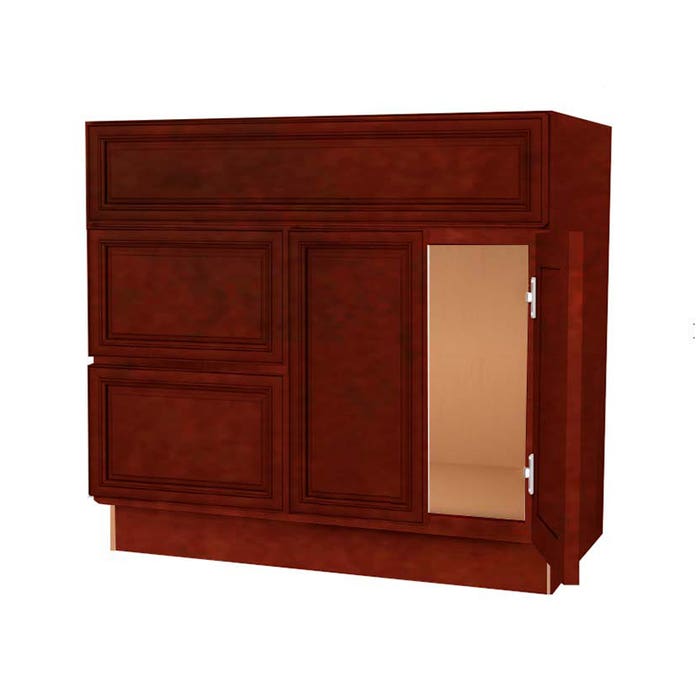 V3621D-L - Vanity Sink Base Drawer Left Cabinet 36"