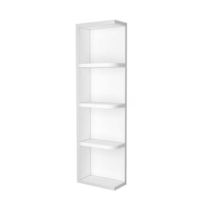 Wall End Shelf Cabinet 6" x 42"