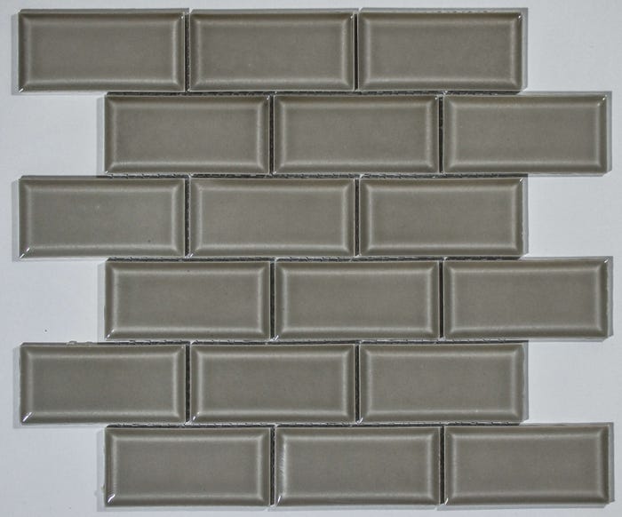 Grey Porcelain Mosaic Subway Tile