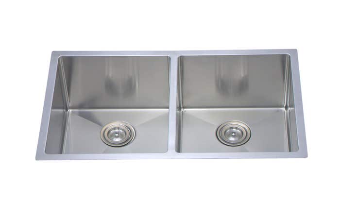 F003HK2 Stainless Steel Double Basin Kitchen Sink