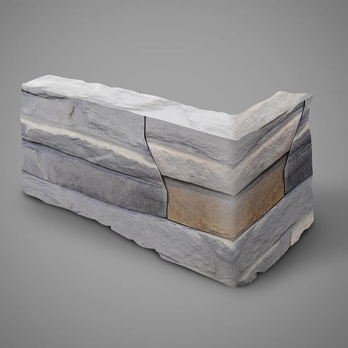 Gainsboro Ledger Stone LF-A2519 Corner
