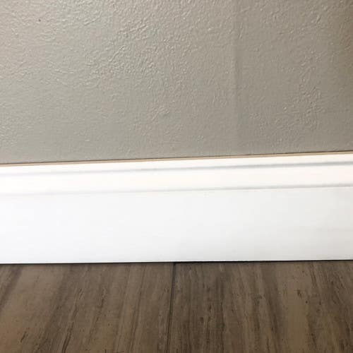 Leen Primed MDF Base Board Molding 5-1/8" x 16'