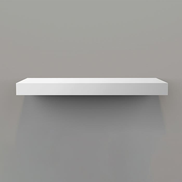 Shaker White Elite Floating Shelf 30"