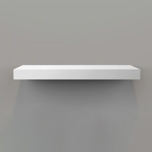 Shaker White Elite Floating Shelf 48"