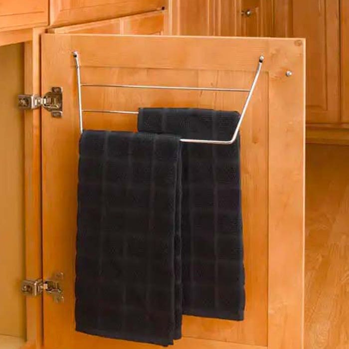 Towel Holder Chrome- Fits Best in 14.5" Doors and Larger