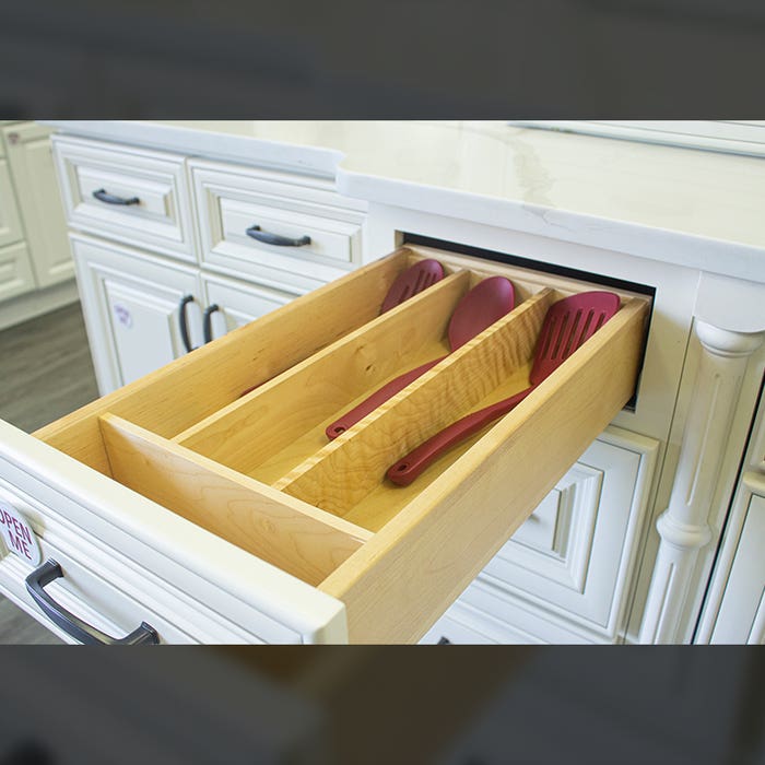 Cut-To-Size Wood Utility Tray Insert - Fits Best in B18, DB18-3, B21, or DB21-3