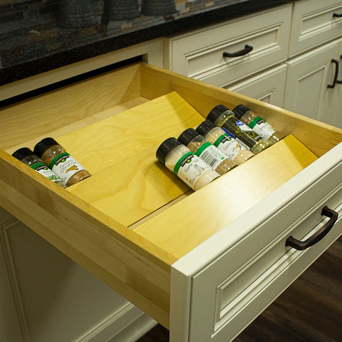 Spice Drawer Insert - Fits Best in B21, DB21-3, B24, or DB24-3