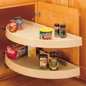 image_1-4710-1.jpg Almond Blind Corner Half-Moon 2 Shelf (Pivot and Slide) - Fits Best in BLB42/45