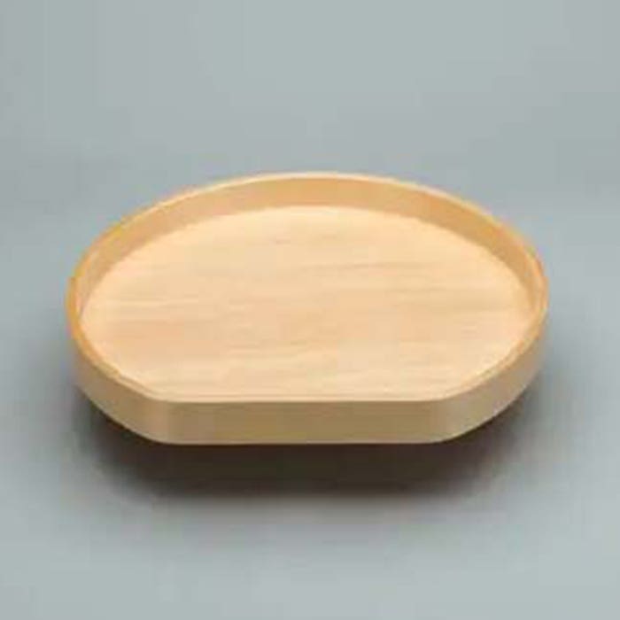 Single D-Shape Wood Tray (Wall Corner Lazy Susan) - Fits Best in WDC2742-15