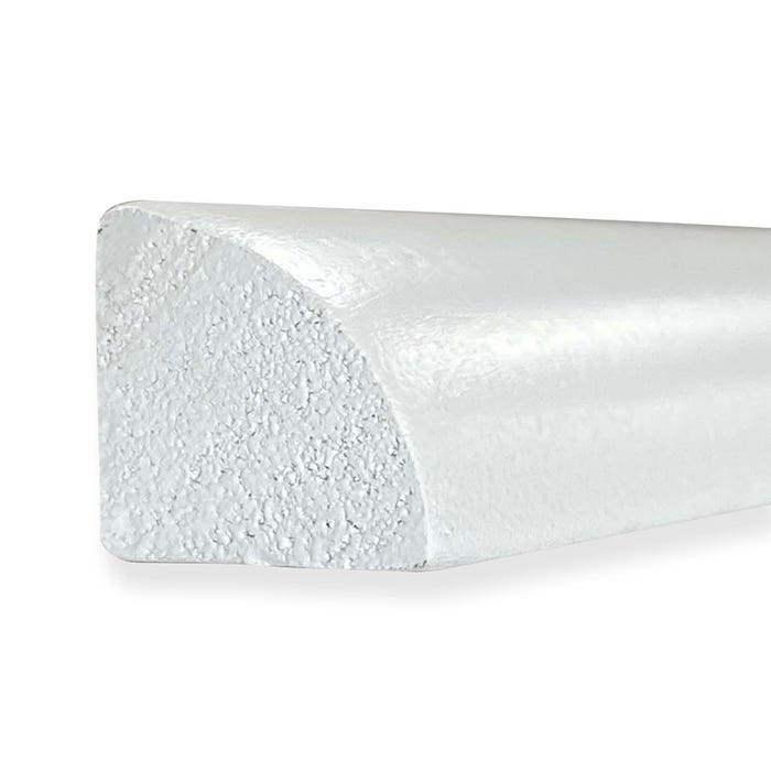 Key Largo White Quarter Round Molding 96"W