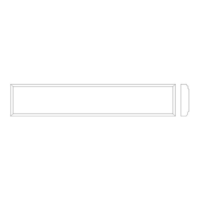 Cinnamon Shaker Overlay Wall Filler 3"W x 35"H