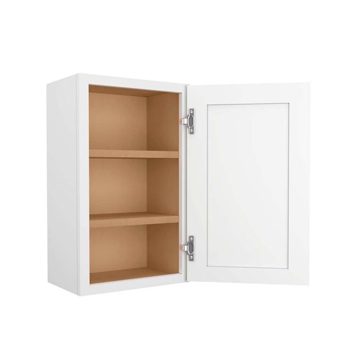 Craftsman White Shaker Wall Cabinet 18" x 30"