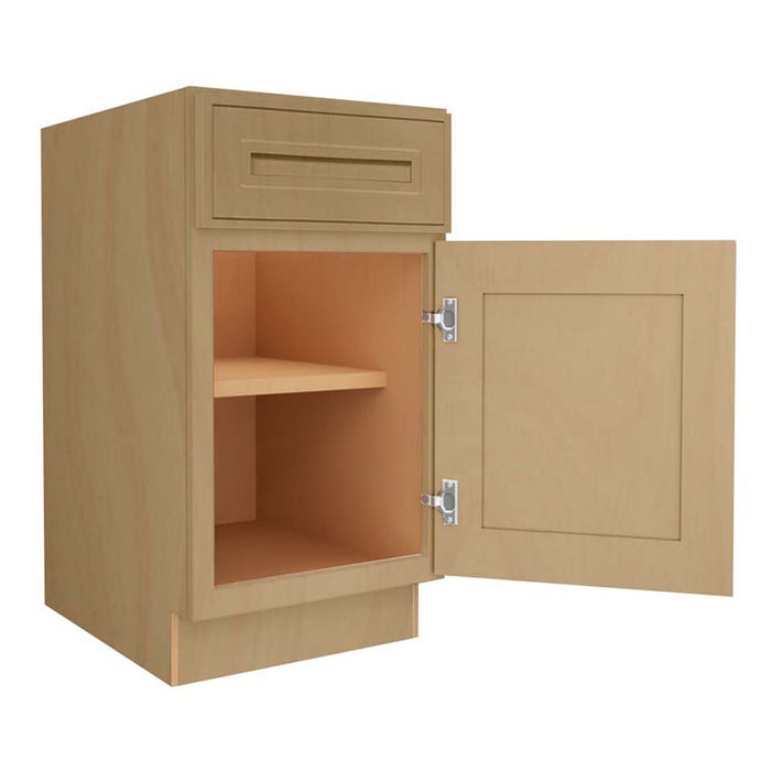 Craftsman Natural Shaker Base Cabinet 18"