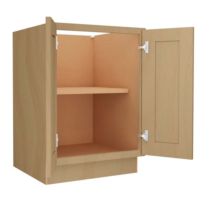 Craftsman Natural Shaker Base Full Height Door Cabinet 24"