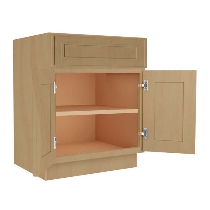 Craftsman Natural Shaker Base Cabinet 27"