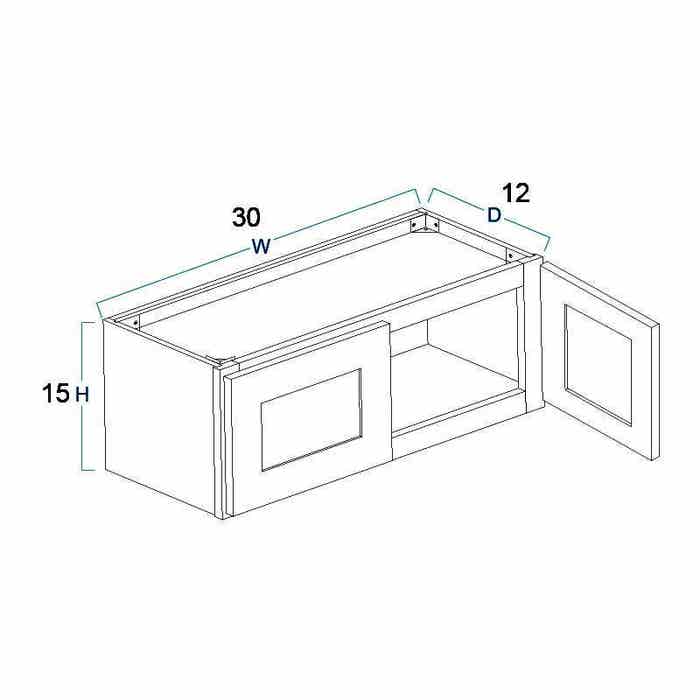 Wall Cabinet 30" x 15"