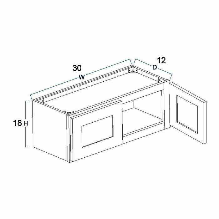 Wall Cabinet 30" x 18"