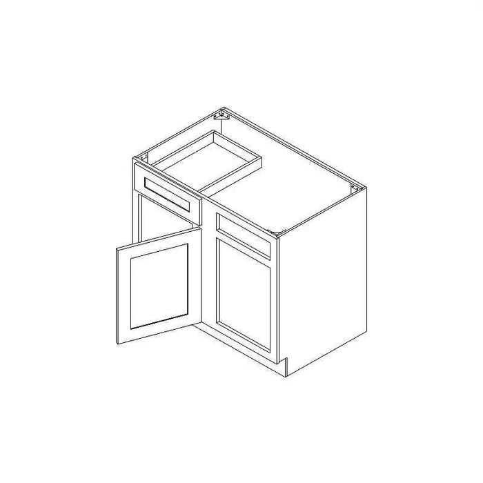 image_2-1257-1.jpg Navy Blue Shaker Blind Base Corner Cabinet 42" Right