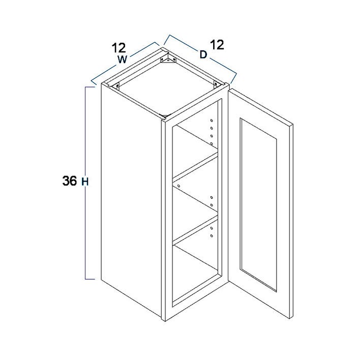 Wall Cabinet 12" x 36"